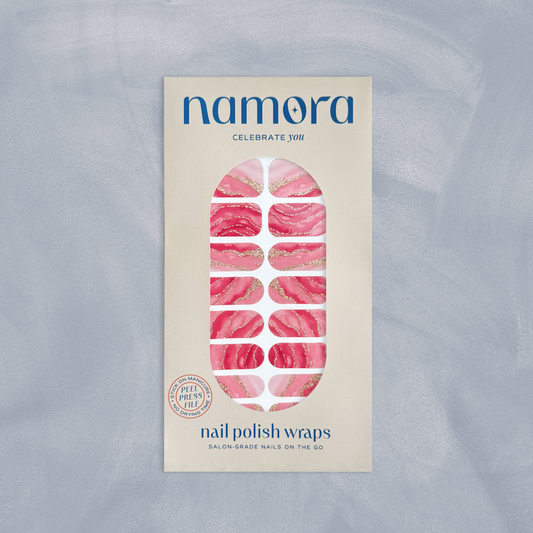 Coral Crush Nail Wraps