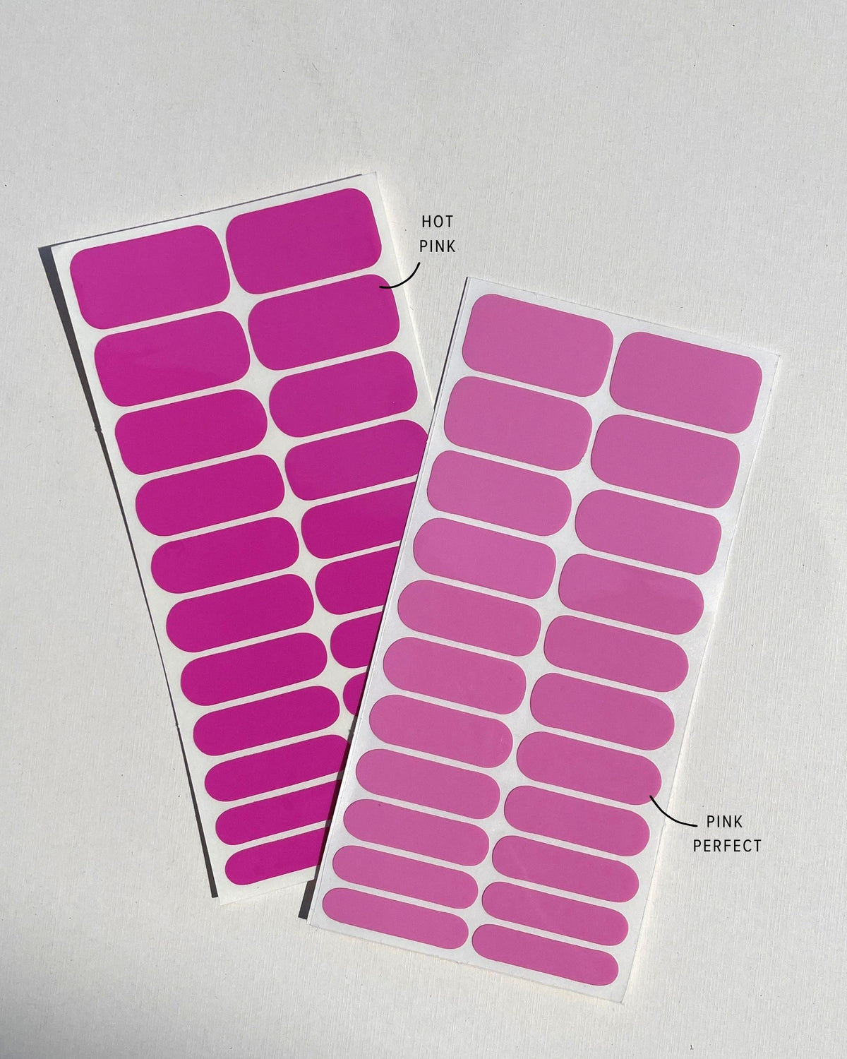 Hot Pink Nail Wraps