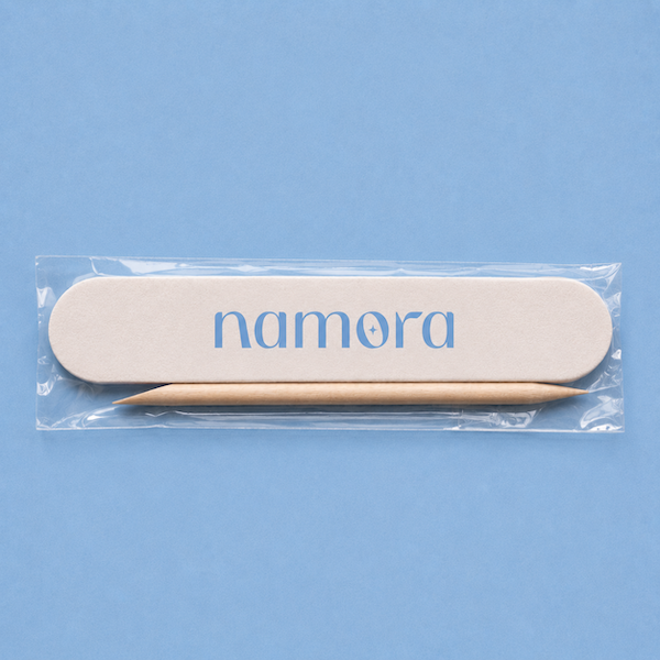 Disposable Nail File + Cuticle Stick Set