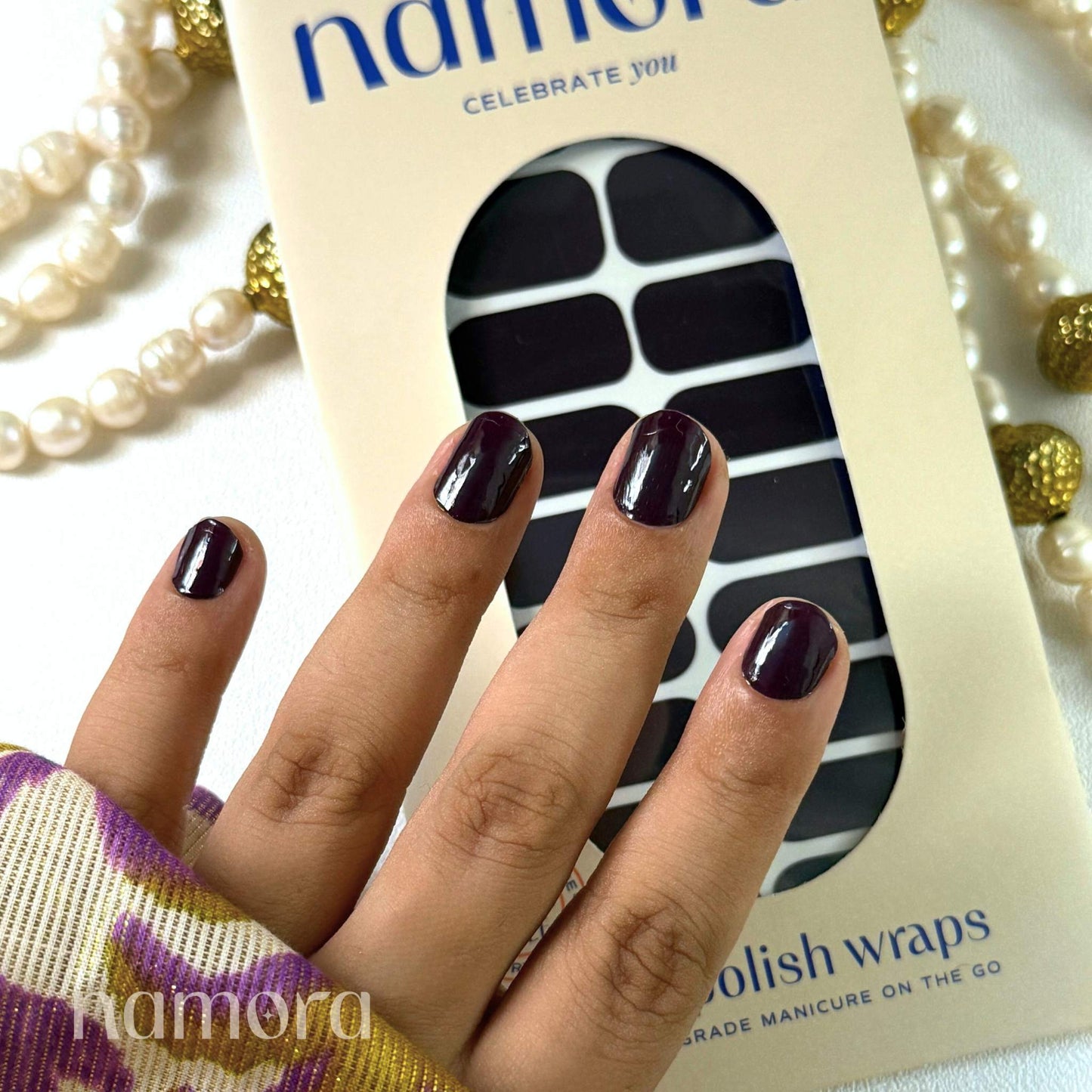 Aubergine Spell Nail Wraps