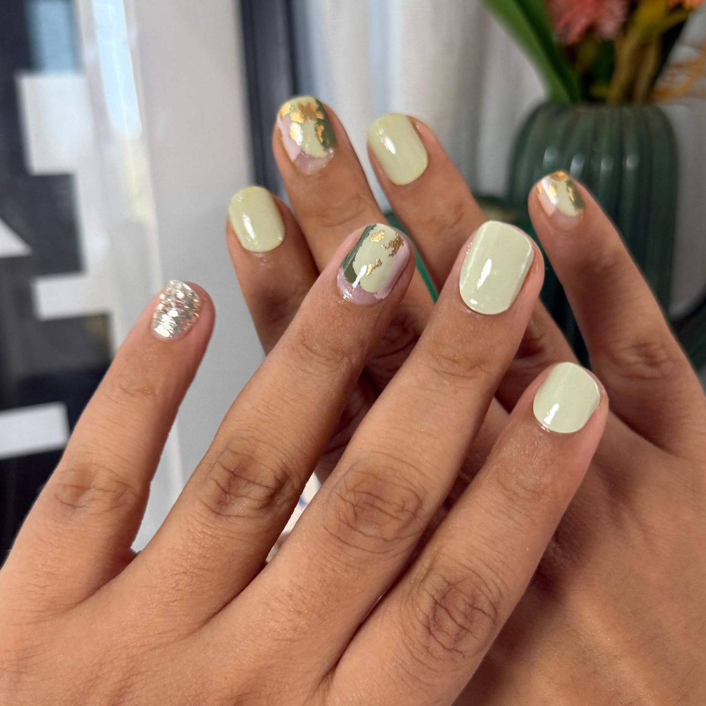 Sage Martini Nail Wraps