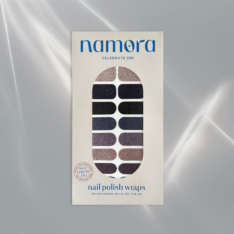 Namora nail polish wraps packaging 