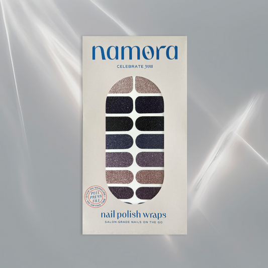 Namora nail polish wraps packaging 