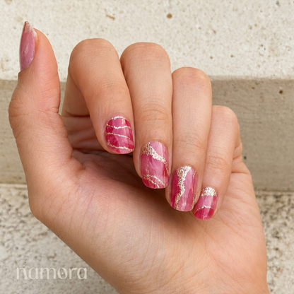 Coral Crush Nail Wraps