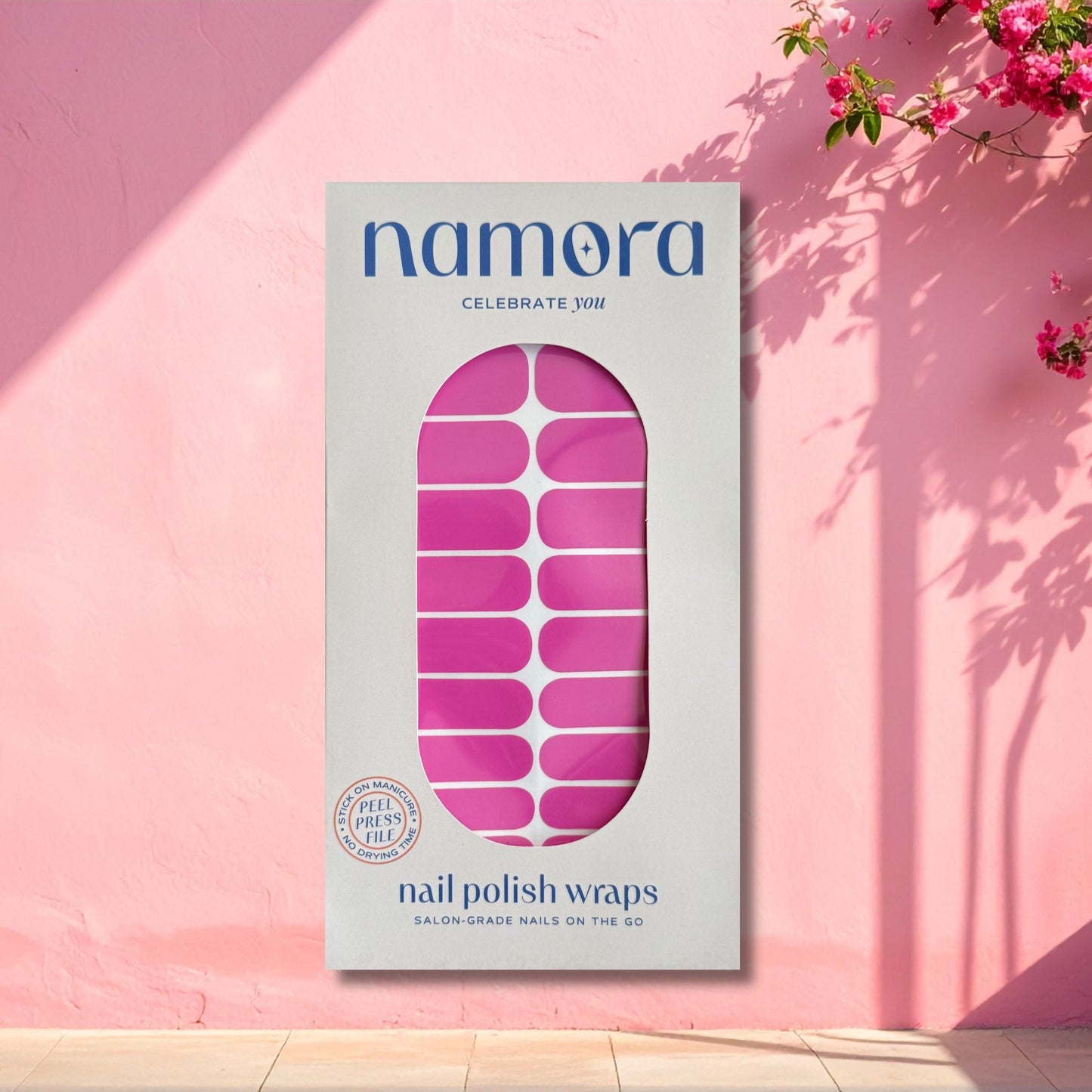 Hot Pink Nail Wraps