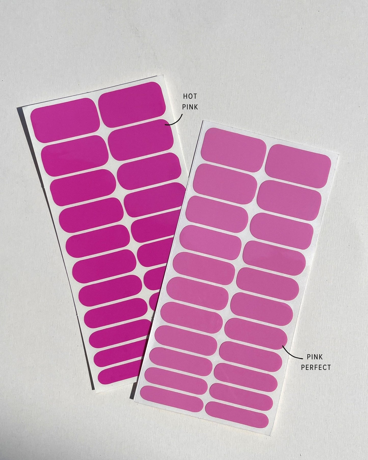 Hot Pink Nail Wraps