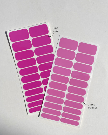 Hot Pink Nail Wraps