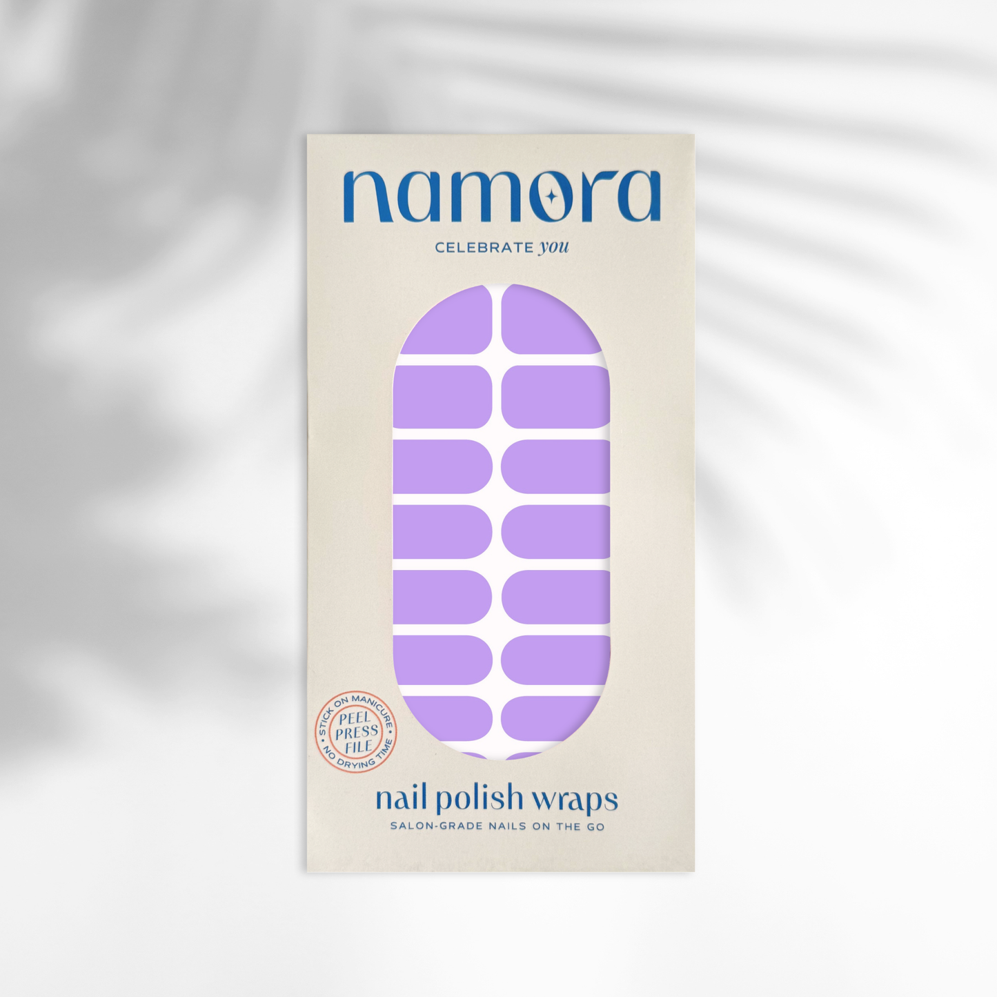 Lilac Nail Wraps pack by namora