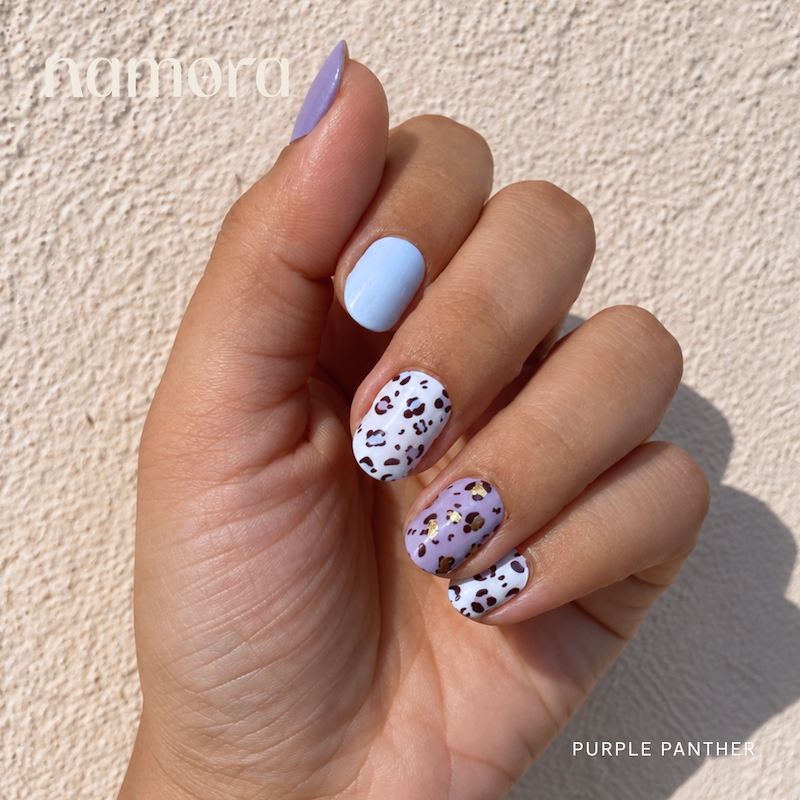 Purple Panther Nail Wraps