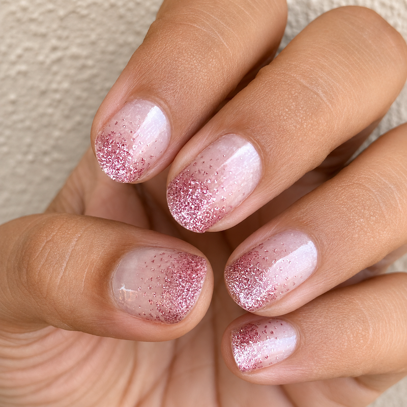 Sparkling Rosé Nail Wraps