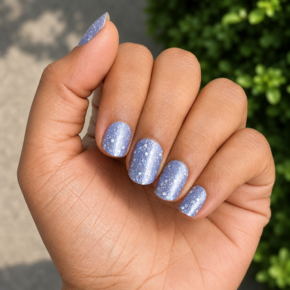 Starlight Blue Nail Wraps