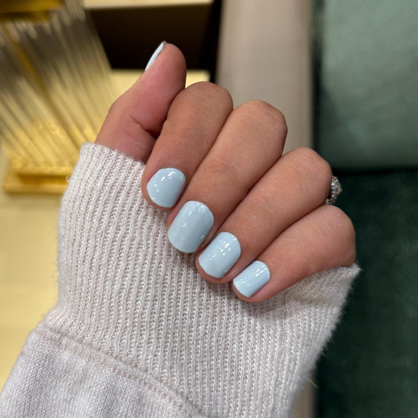 Baby Blue Nail Wraps