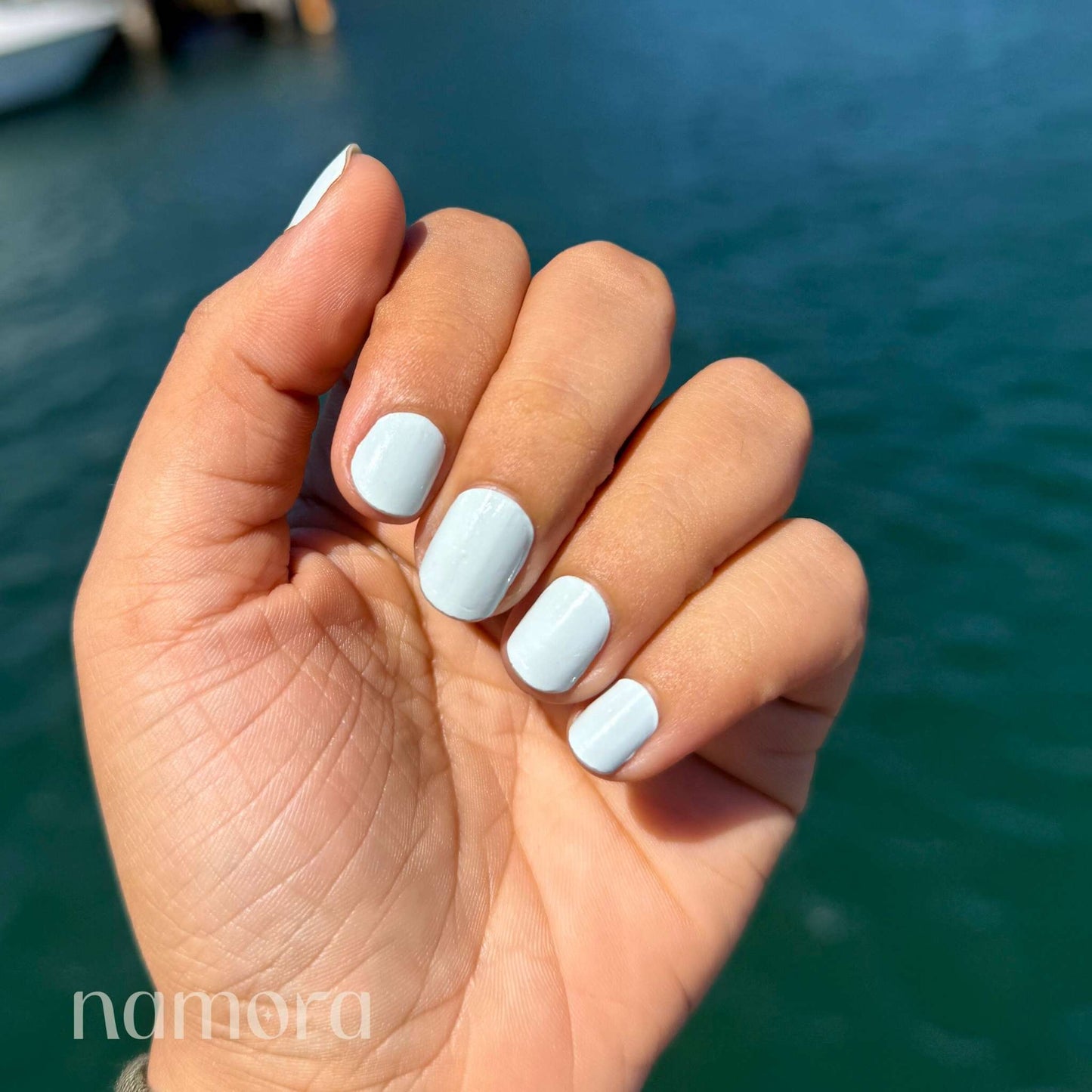 Baby Blue Nail Wraps