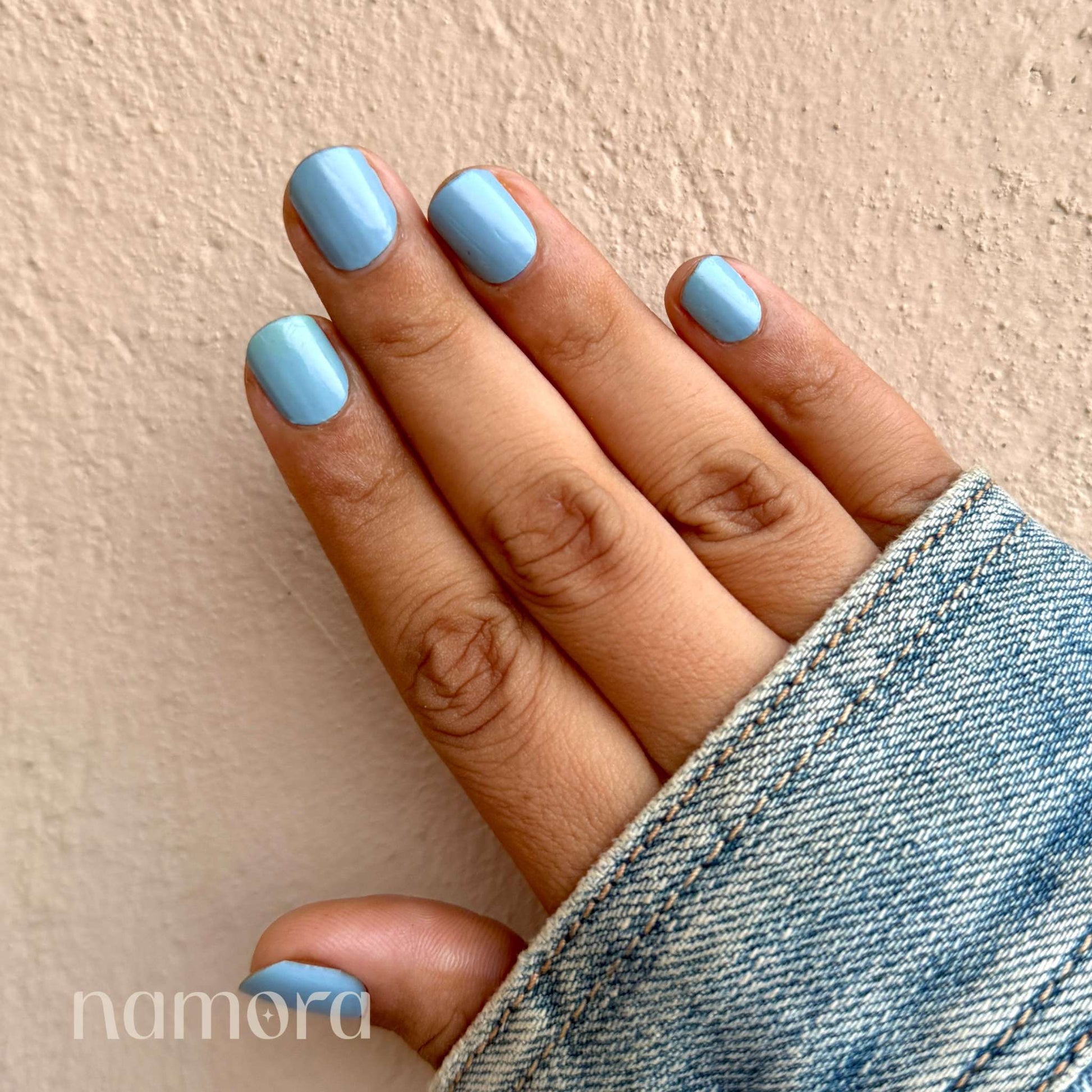 namora nail wraps coastal blue 