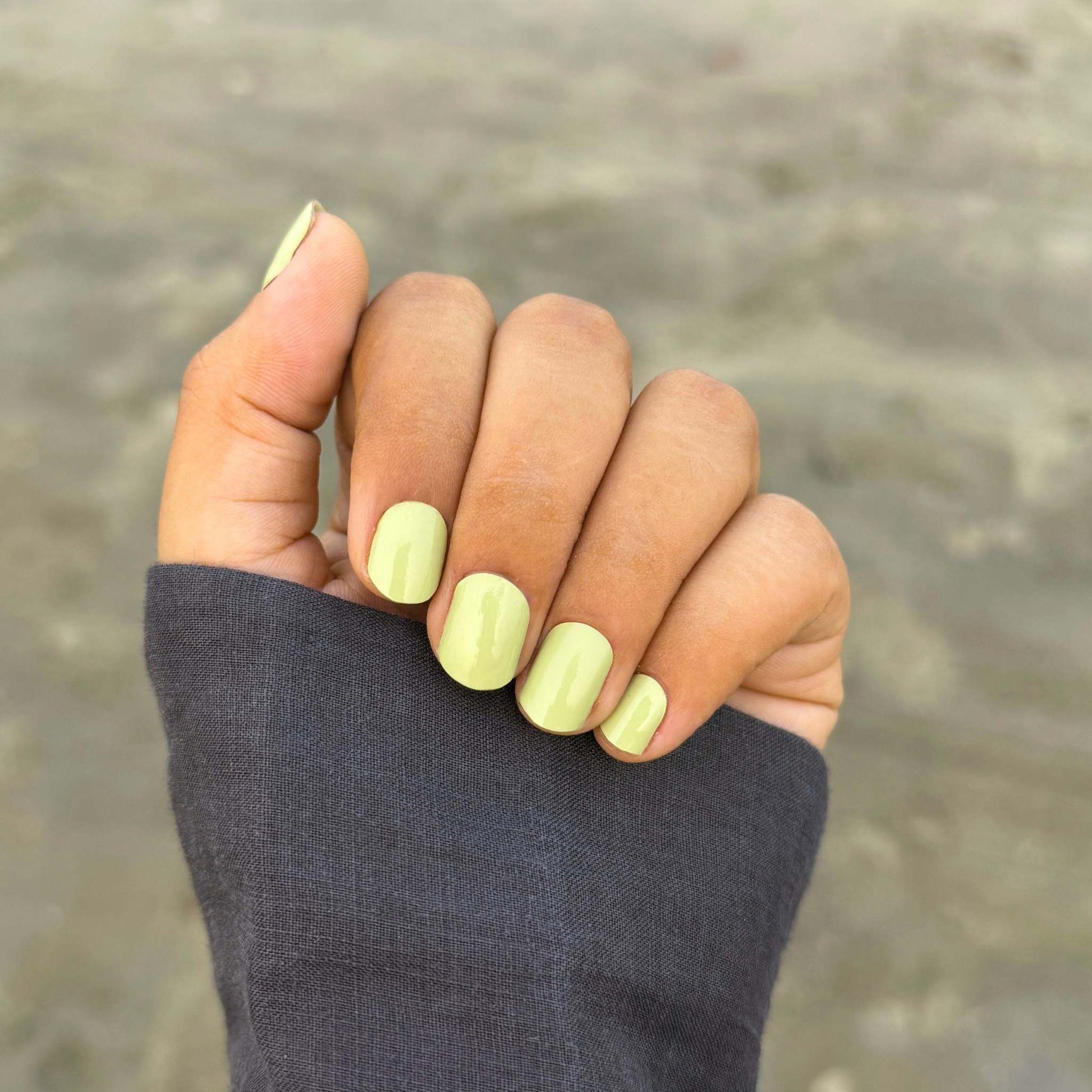 namora nail wraps green