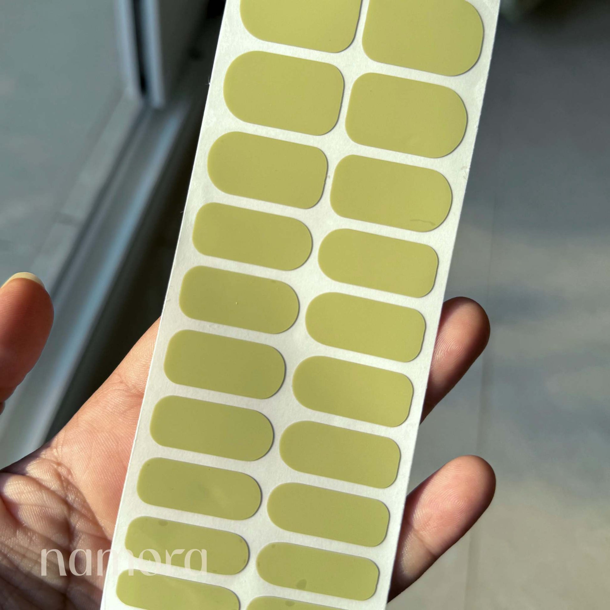 Matcha Latte nail stickers - Namora