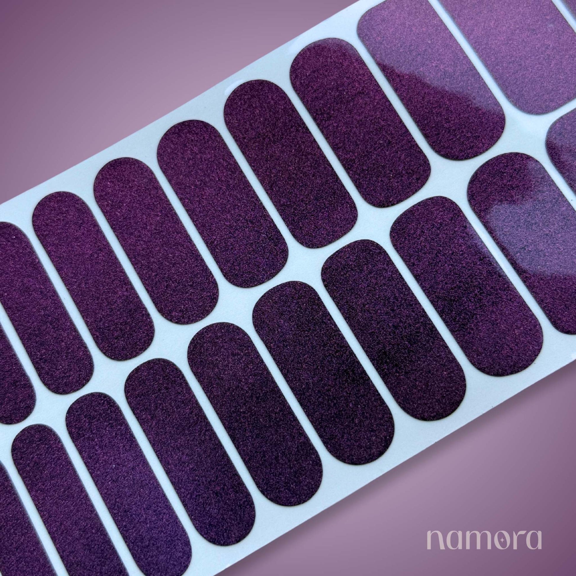 namora strip nail wraps mulberry luxe