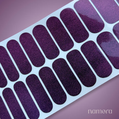 namora strip nail wraps mulberry luxe