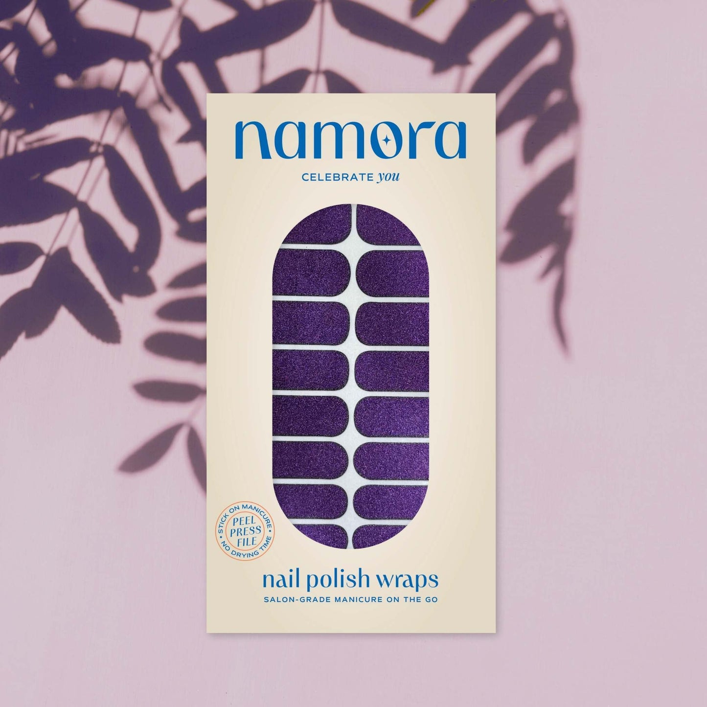namora strip nail wraps mulberry luxe